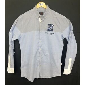 Louis Feraud Paris Polo Club Campeonato Argentino Shirt Convertible Sleeve Y2K L